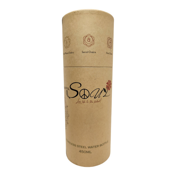 Beautiful Soul Live Life to the Fullest stainless steel water bottle w PU sleeve - Picture 9 of 12